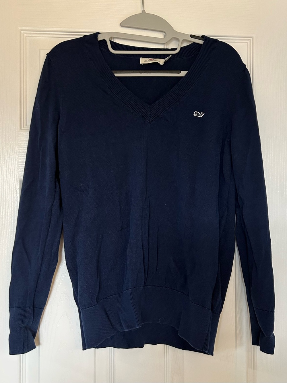 Vineyard Vines Navy V-Neck Sweater